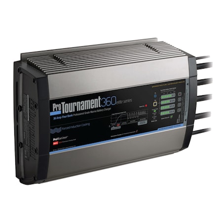 Promariner ProTournament 360<i>elite</i> Quad Charger - 36 Amp, 4 Bank 52038